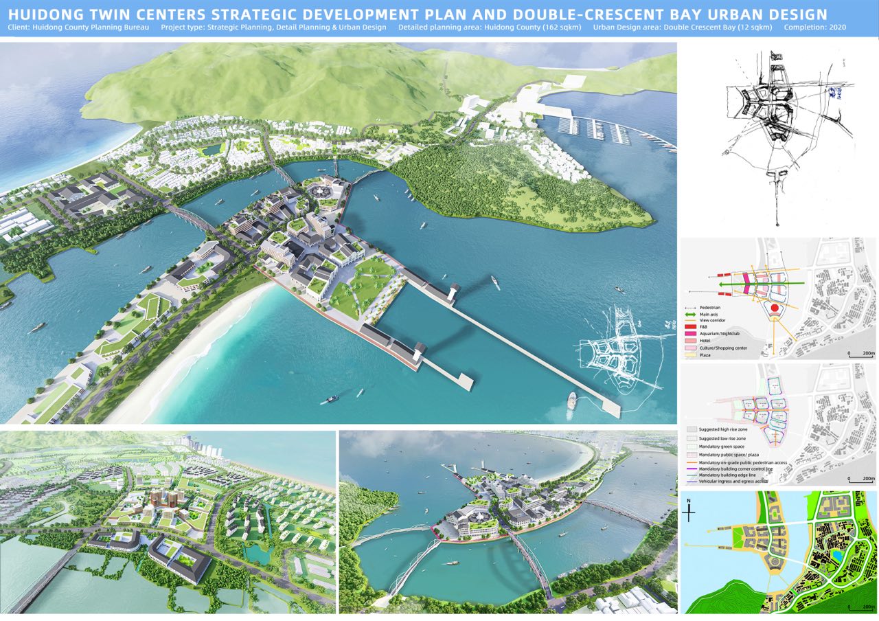 Huidong Twin Centers Strategic Development Plan and Urban Design