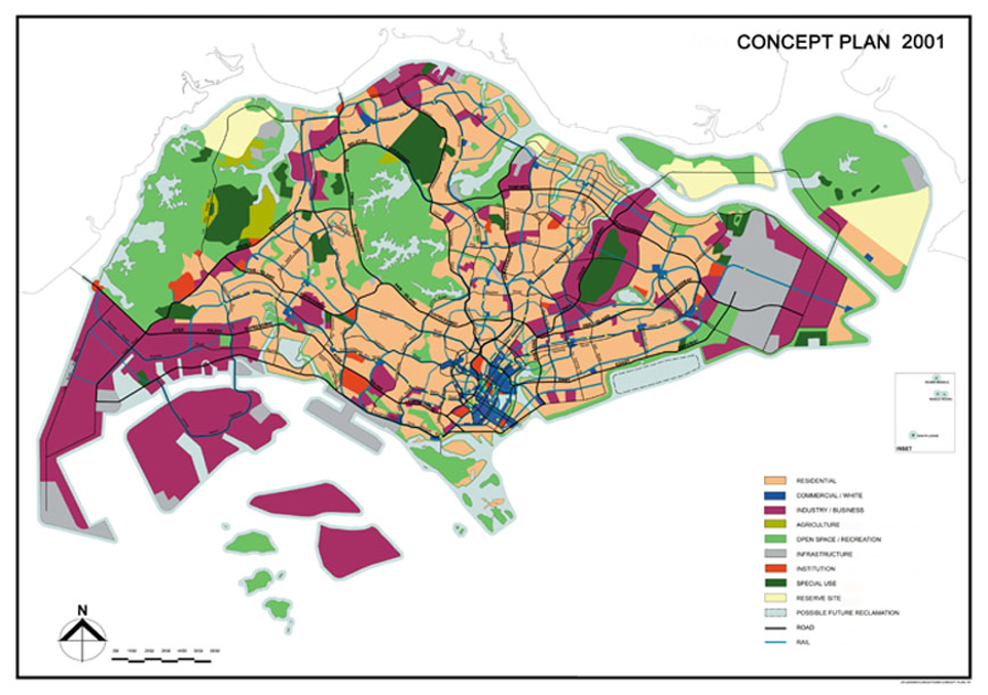 MORROW Architect - Singapore Concept Plan 2001