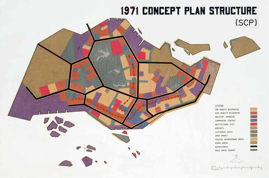 MORROW Architect - Singapore Concept Plan 1971