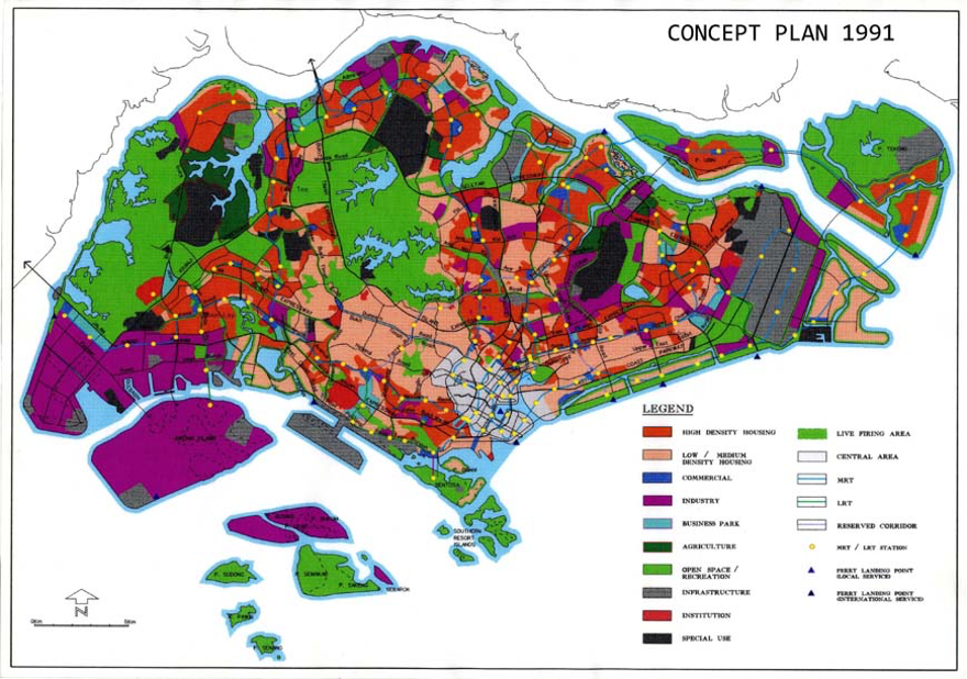 MORROW Architect - Singapore Concept Plan 1991