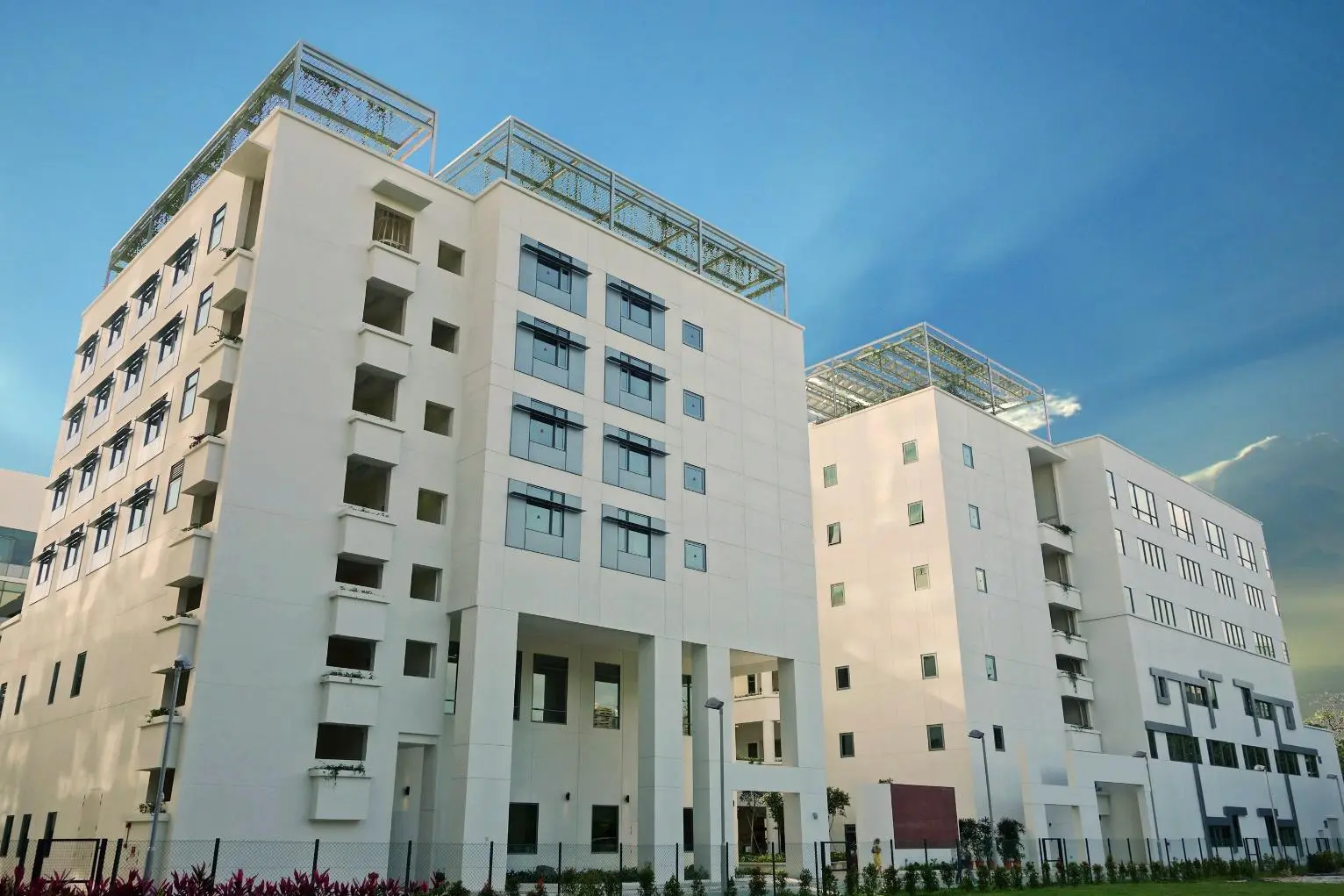 Green roofs at INSEAD campus, One-North, Singapore (Project completed at RSP)